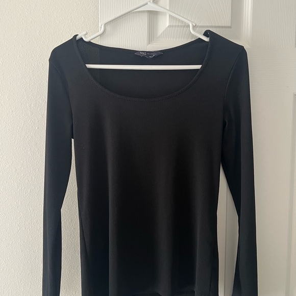 M&S Tops - Classic Black Long Sleeve Tee